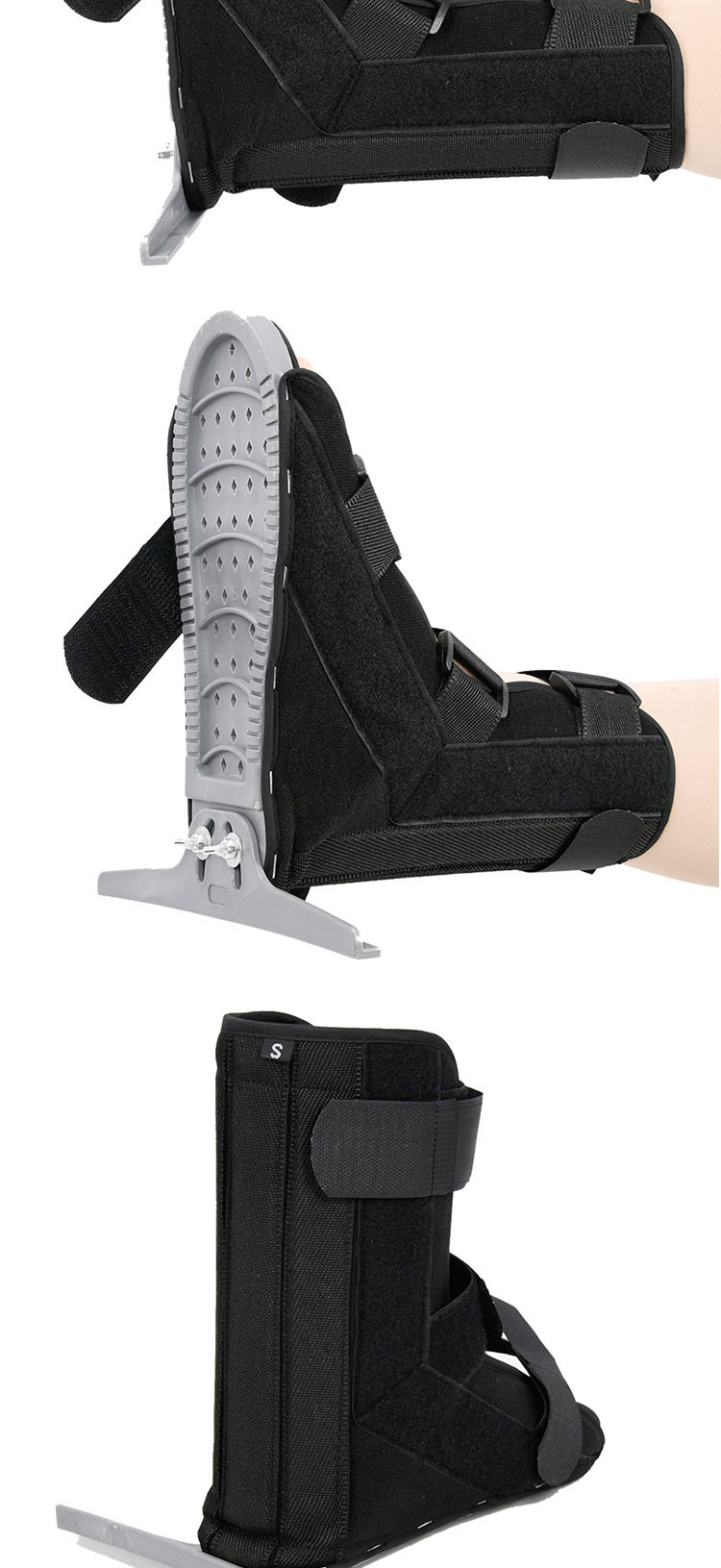 厂家现货骨科防旋医用丁字鞋脚踝固定足下垂内外翻脚骨折代替石膏