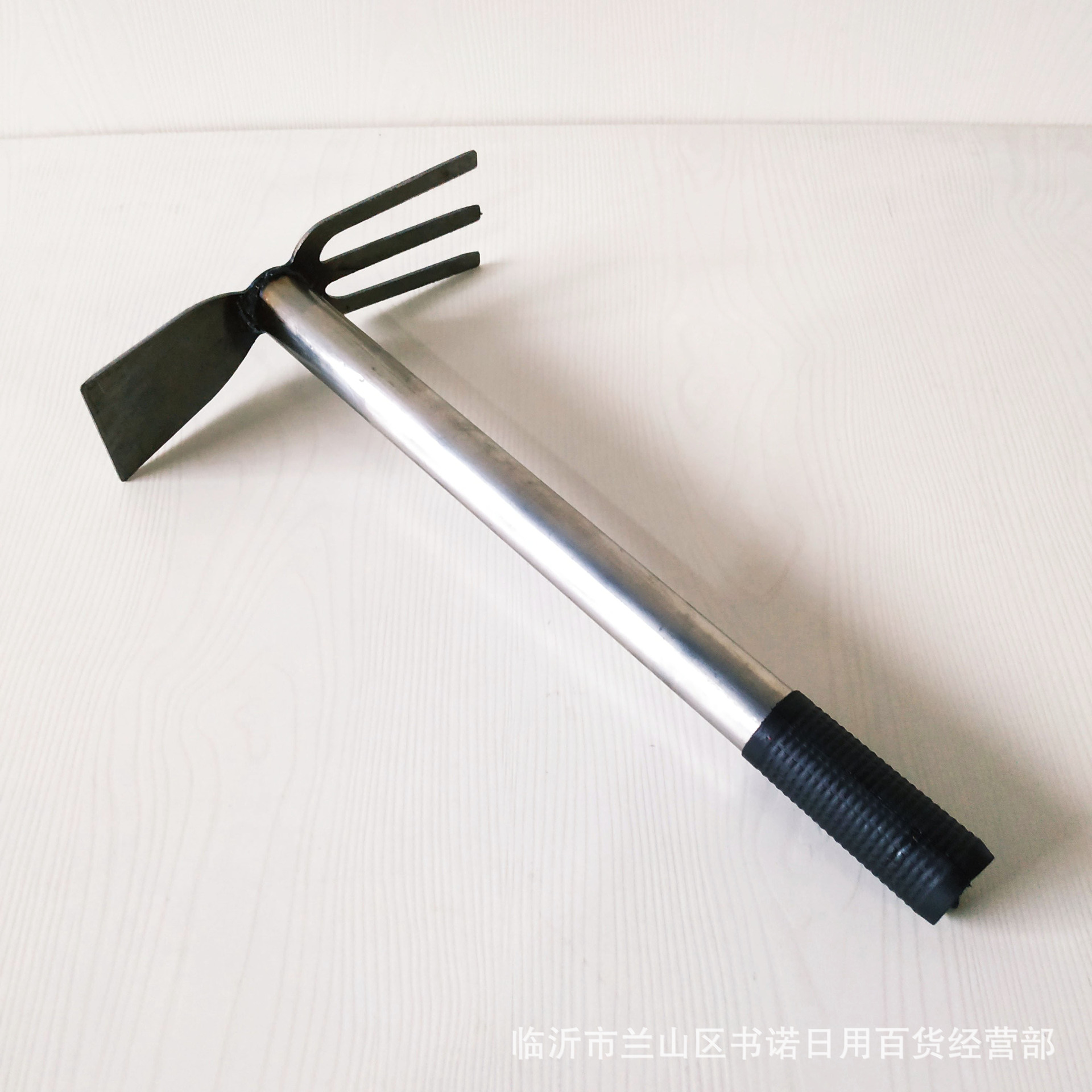 粗柄两头忙 铁锄头耙子锄地加粗两用锄头五金工具批发
