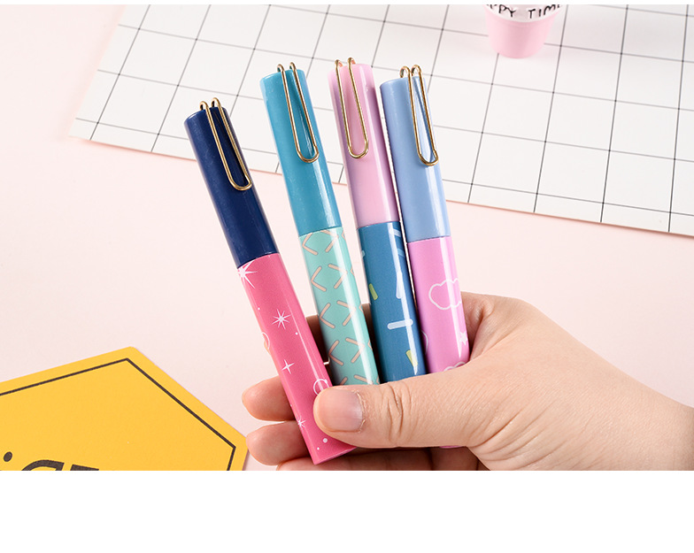 优凡创意剪刀笔 圆柱形便携式美工刀学生迷你多功能剪纸刀裁纸刀