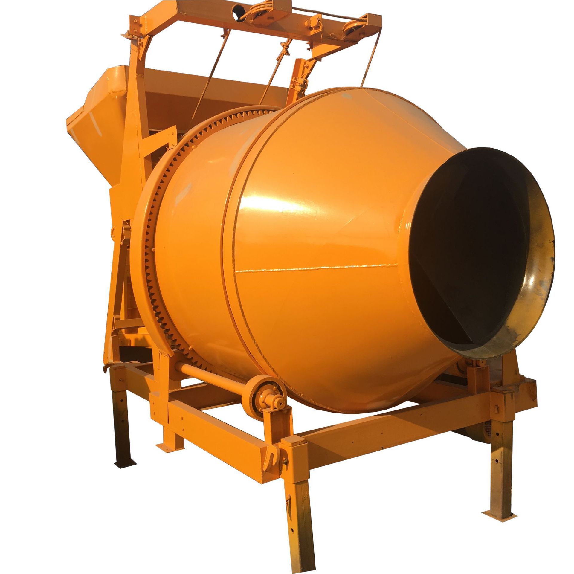 500国标容量混凝土搅拌机 移动式全爬搅拌机 jzc50型搅拌机处理中