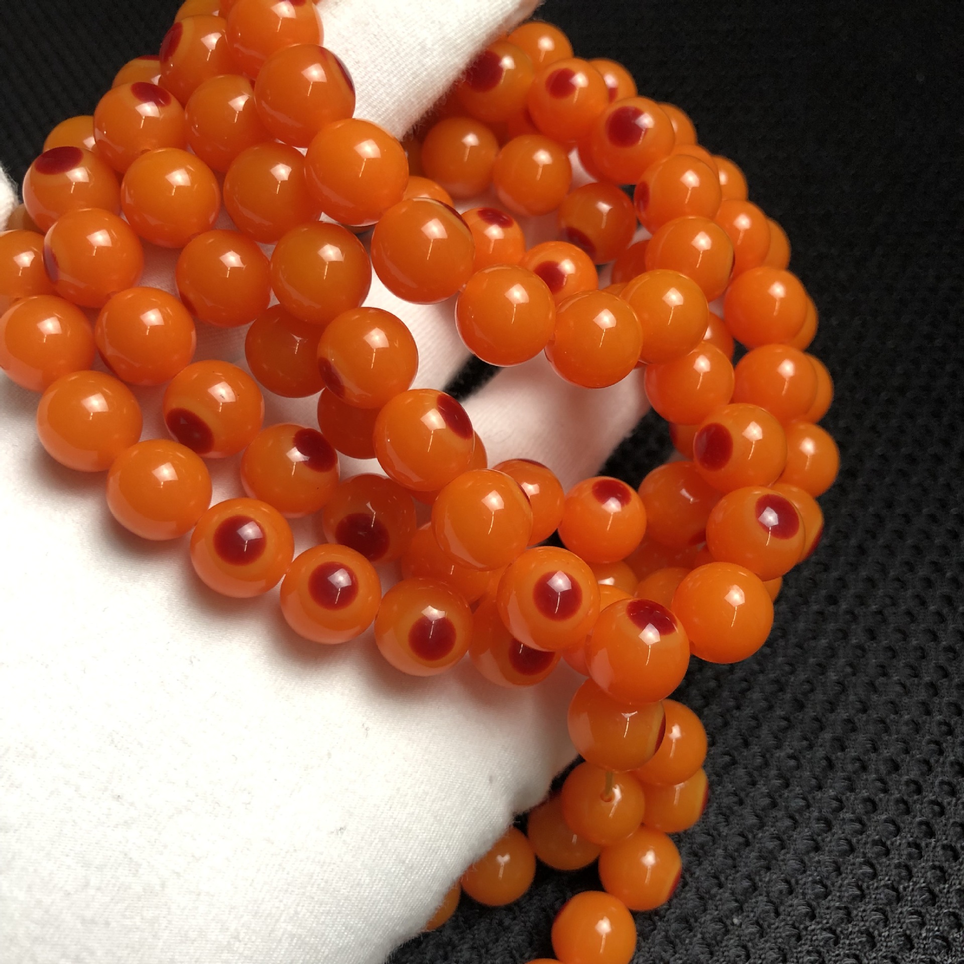 2019爆款精品高仿二代鹤顶红鸟头手串手链佛珠厂家直销直播供货源