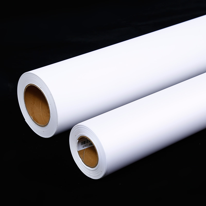 国顺弱溶剂背胶pp户内外写真背胶pp纸高清喷绘合成纸灯箱灯片车贴