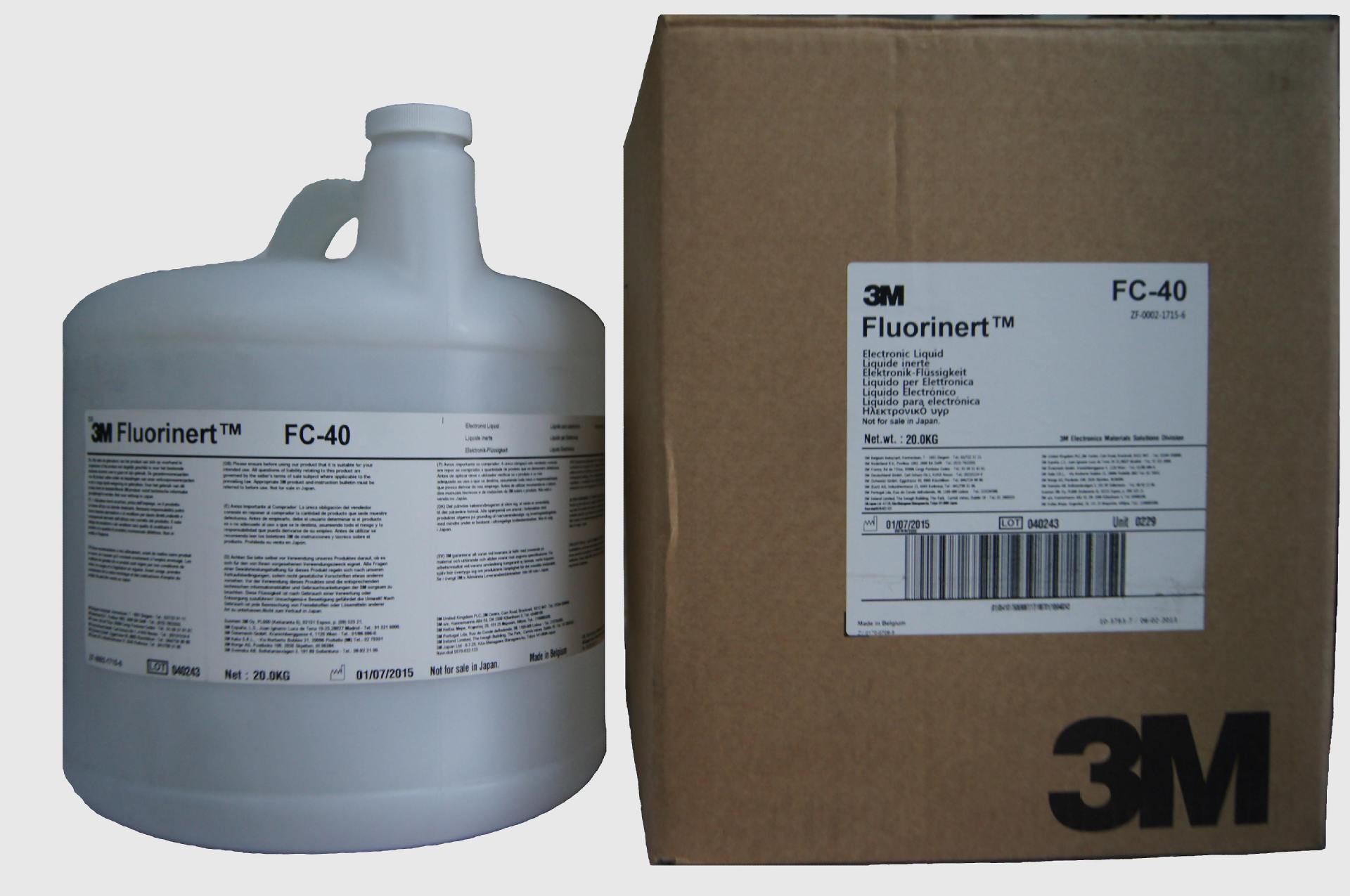 3m fc40电子氟化液 冷却液 氟油 20kg,44磅/桶