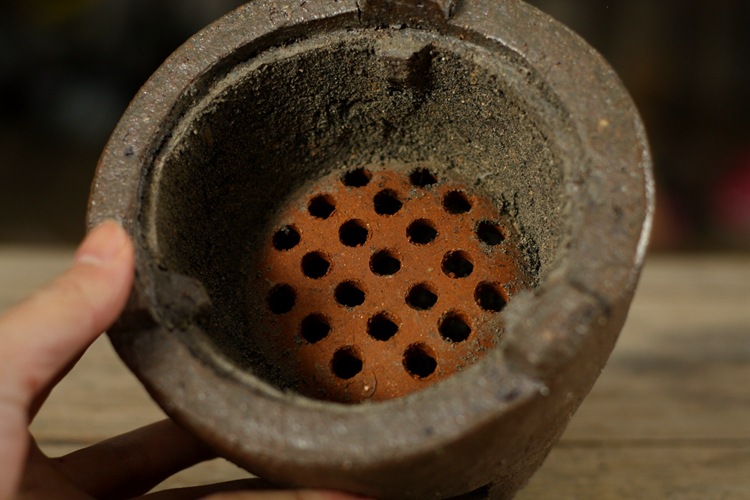 功夫茶炉炭炉茶具 煮茶炉 陶泥功夫炉潮汕红泥炉 80年代老货