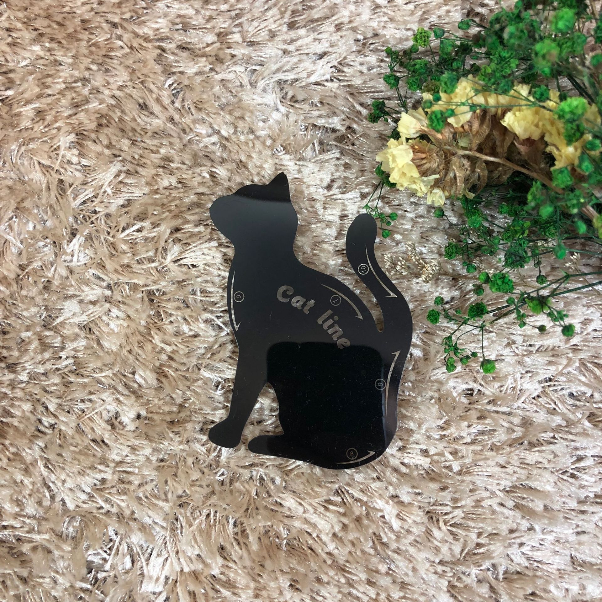 猫咪眼线卡 猫眼卡多能眼妆模板 眼影眼线化妆工具 猫眼卡