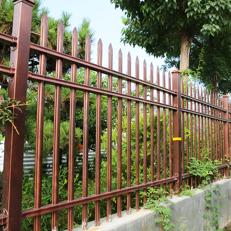 别墅小区围栏庭院防护栏锌钢护栏铁艺围栏院墙栏杆锌钢院墙护栏