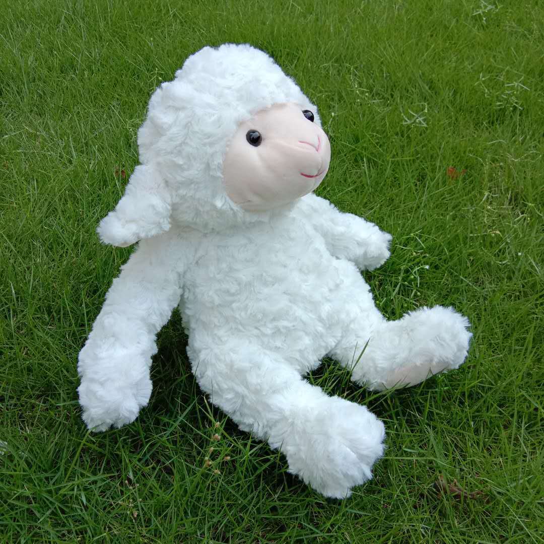 新品抖音小羊玩偶羊驼布娃娃小绵羊公仔小羊毛绒玩具绵羊玩偶批发