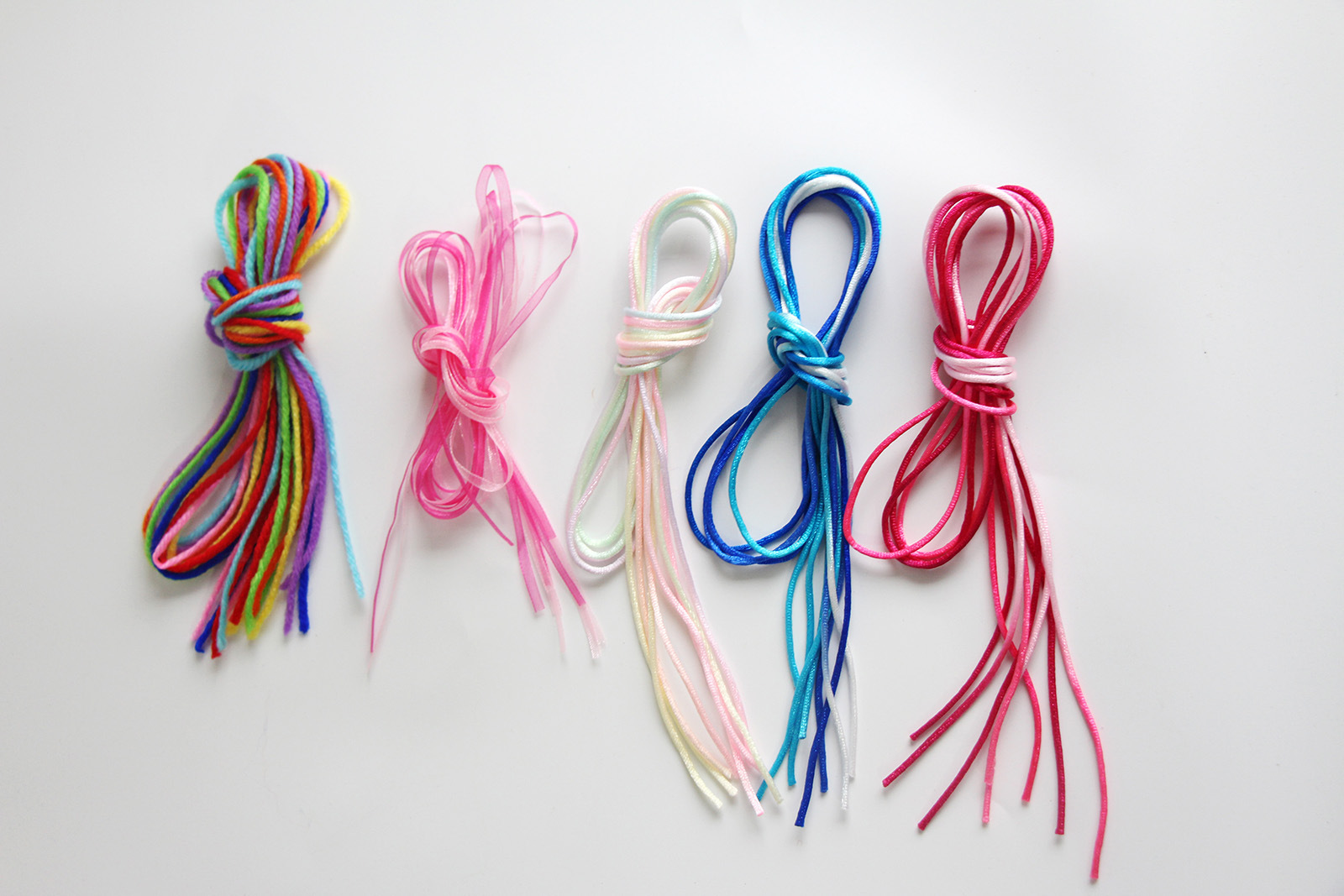 编头发彩绳子儿童编发彩绳女辫子脏辫发绳辫发带七彩色脏脏辫头绳