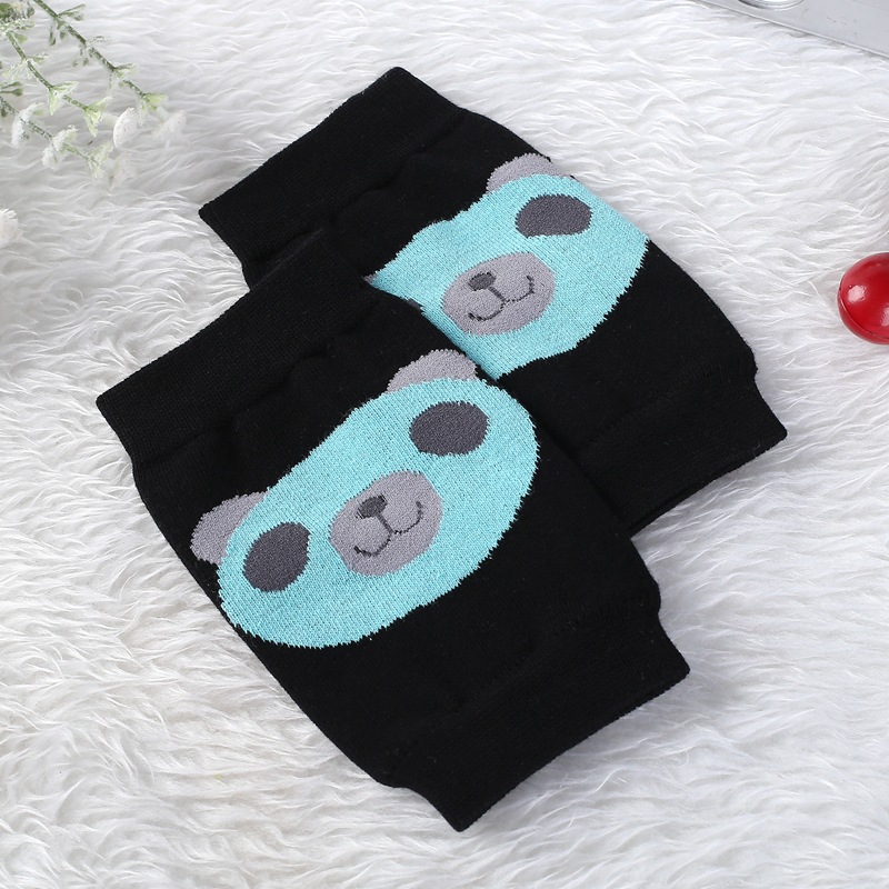 Spring and Summer Thin Cotton Air-Conditioned Room Warm Children's Knee Pad Baby Toddler Crawling Crawling Protector Bear