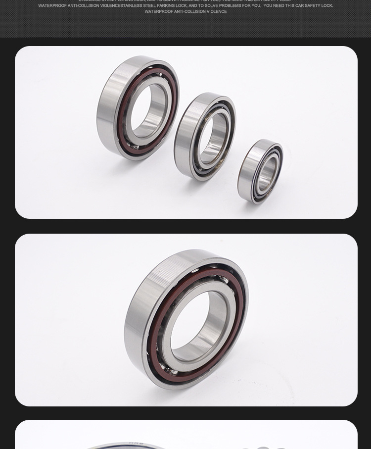 厂家销售7207bep 纺织机轴承 高速耐磨实用寿命长 角接触球轴承