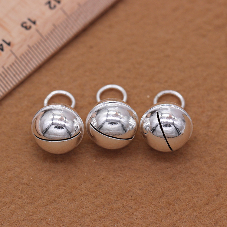 新品925银小铃铛手饰配件银饰925银配件厂家