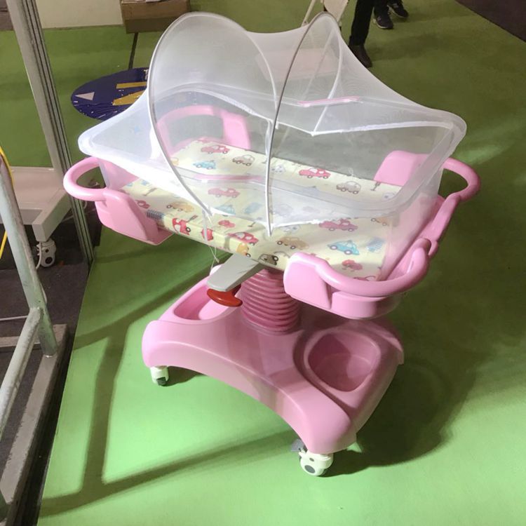 abs豪华升降婴儿车医用推车 医院婴儿床月子会所中心专用