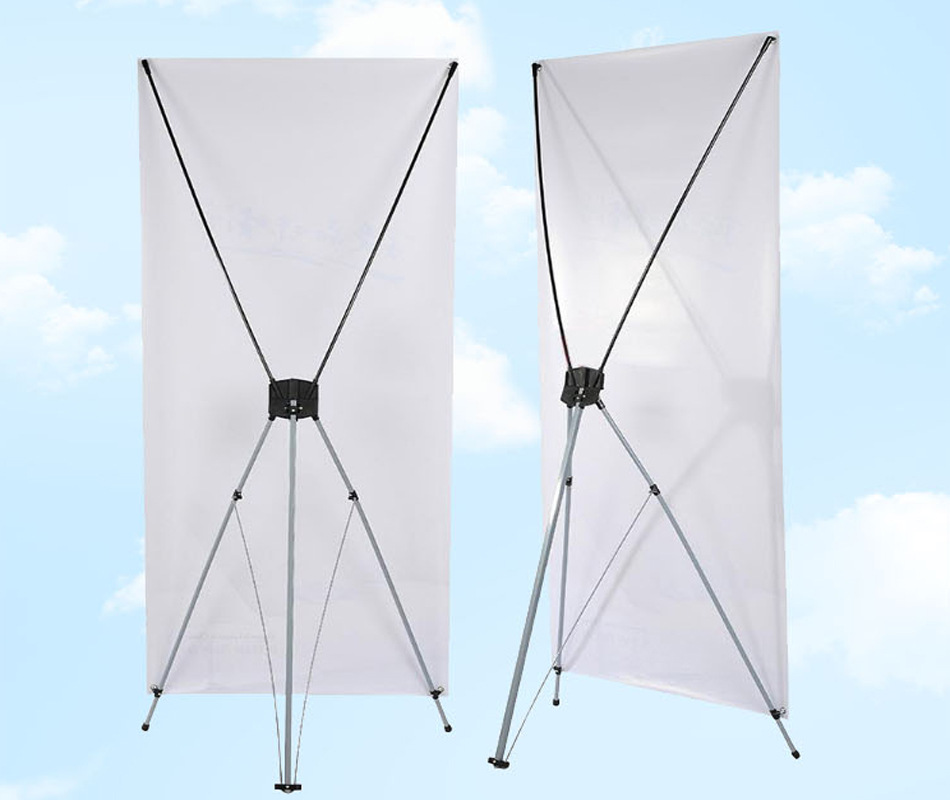 厂家批发韩式x展架60x160 80x180易拉宝海报展示架广告牌设计制作