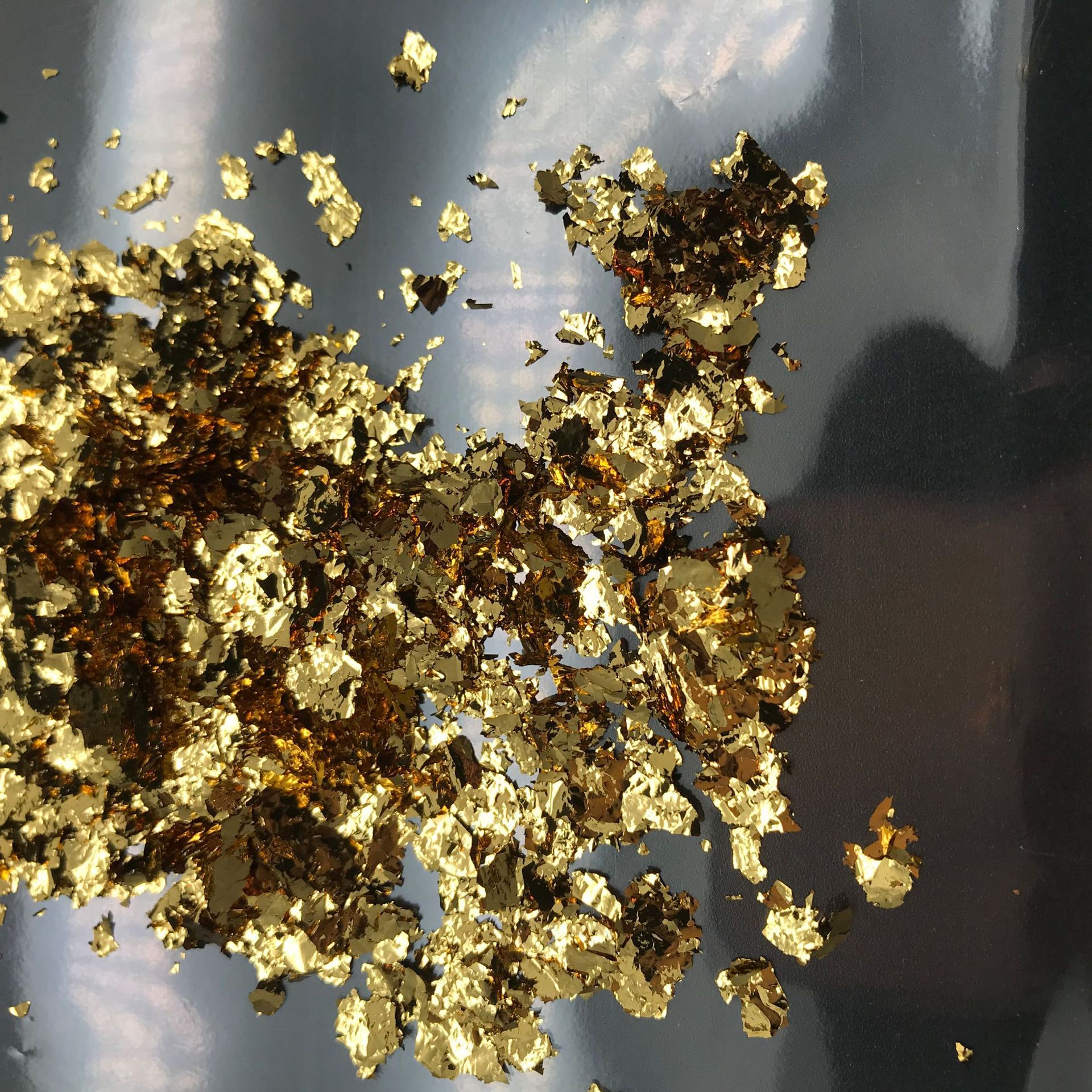 厂家直销爆款高品质美甲金箔碎指甲金箔粉金箔丝 (量大从优)