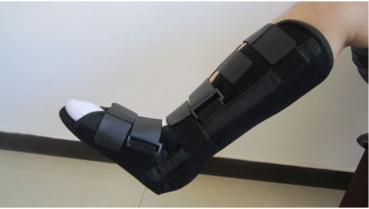 踝关节固定支具骨折康复鞋跟腱靴小腿脚固定护具下垂足托脚踝支架