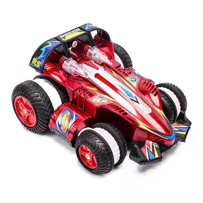 电动遥控车_2.4g遥控特技车翻斗战士飘逸赛车男孩电动充电遥控车 - 阿