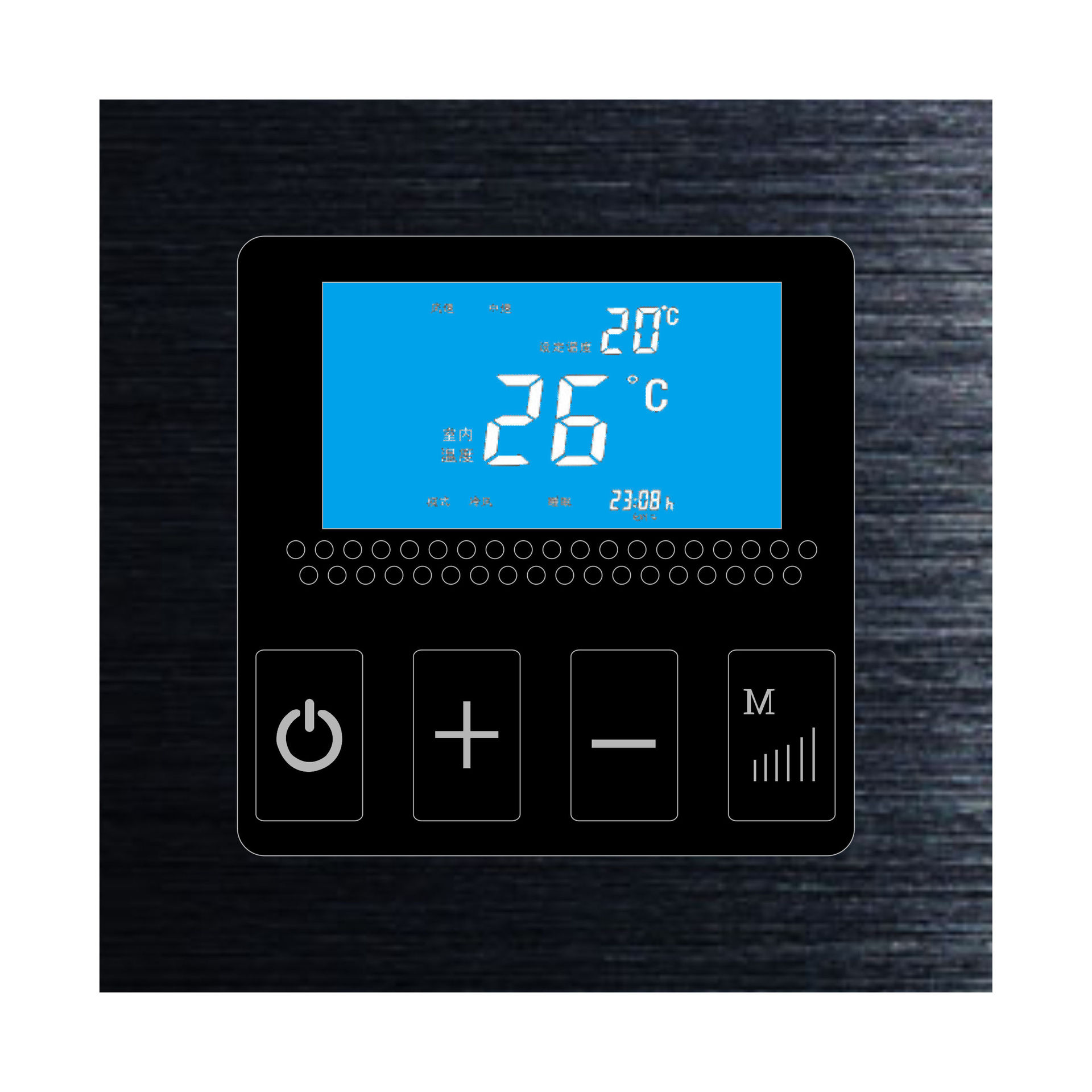 酒店中央空调温控器智能家居温控器触摸温控面板宾馆机械温控开关