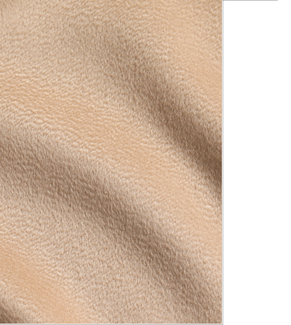 新款双面水波纹10%山羊绒大衣混纺面料 毛呢布料粗纺