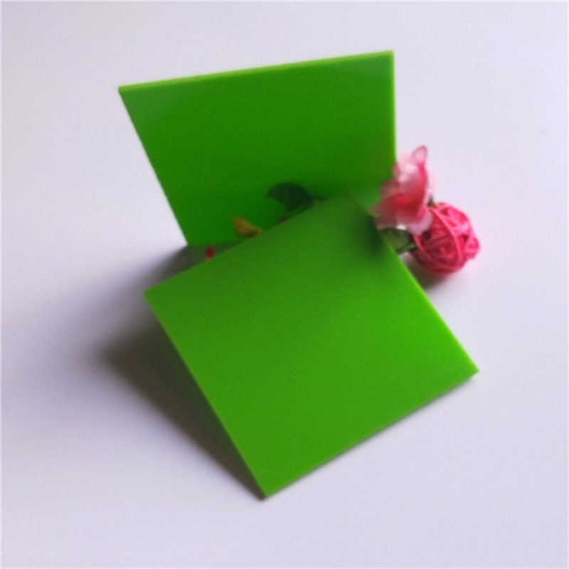 8mm苹果绿亚克力板635果绿色亚克力板材浅绿色不透光亚克力板钻孔