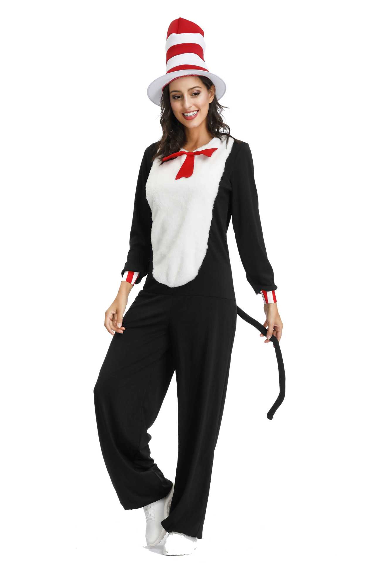 万圣节服装成人情侣企鹅动物毛毛装连体衣cosplay角色扮演含尾巴