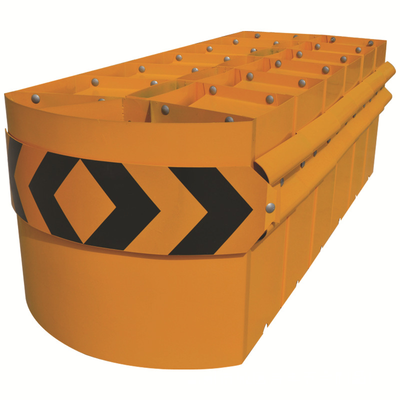 可导向冲撞减震缓冲设施高速公路匝道口防撞垫减速预应力护栏厂家