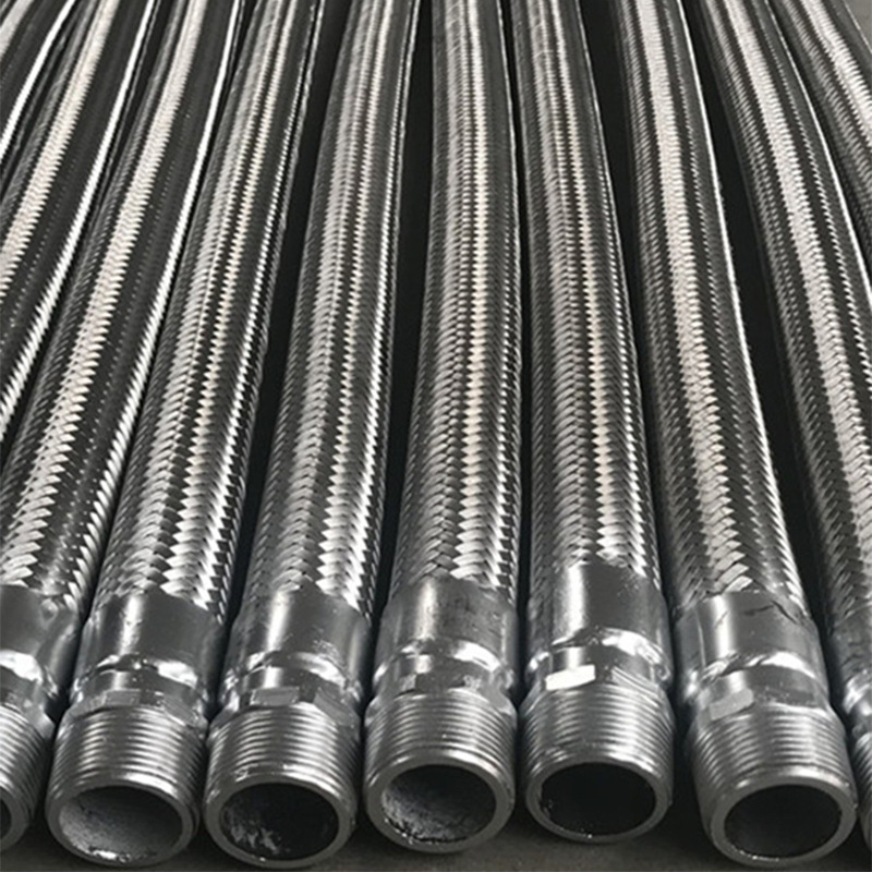 液压金属软管 大口径金属软管 法兰耐高温金属软管 丝扣金属软管