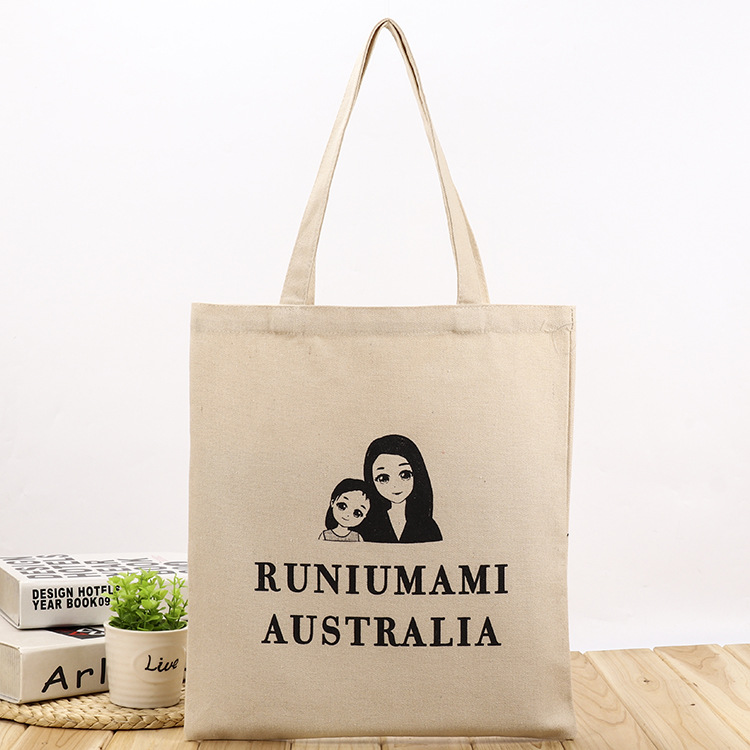 厂家直销时尚创意购物帆布袋定做 广告印花手提棉布袋可定制logo