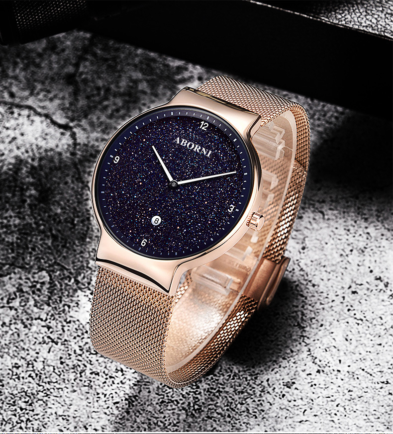 亚铂尼网红星空手表男士新概念黑科技抖音学生时尚潮流简约男手表