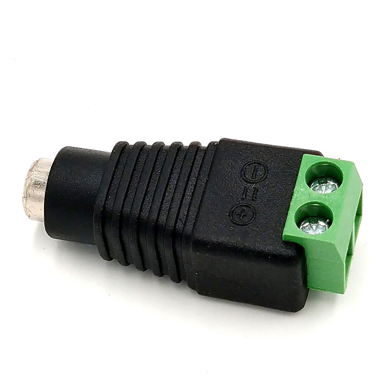 免焊直流dc插头5.5*2.1mm 5.5*2.5 dc公头母头监控摄像机电源插头