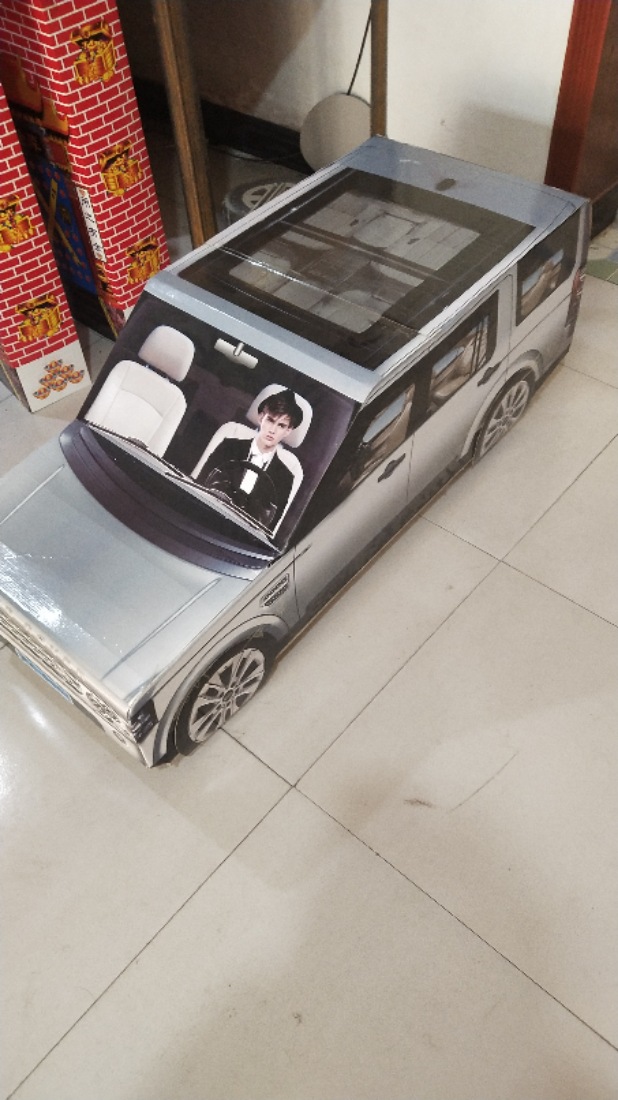 3米 瓦楞纸越野汽车纸汽车 祭祀品