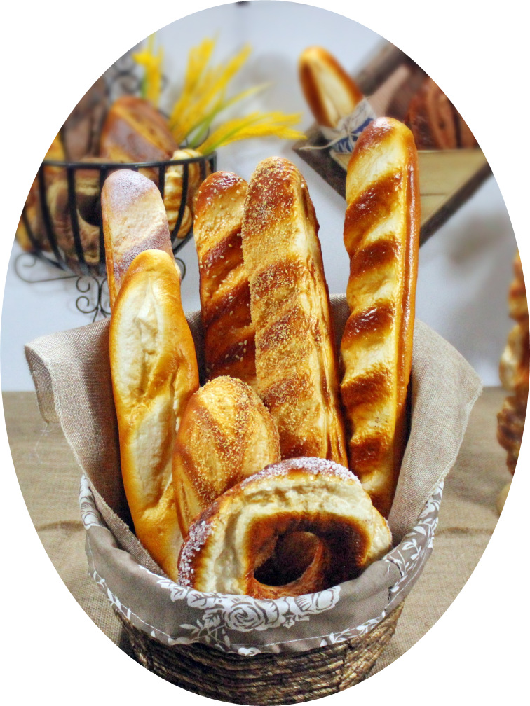 以假乱真pu假面包法棒软弹mbd-21店堂展示家居软装样板间影视道具