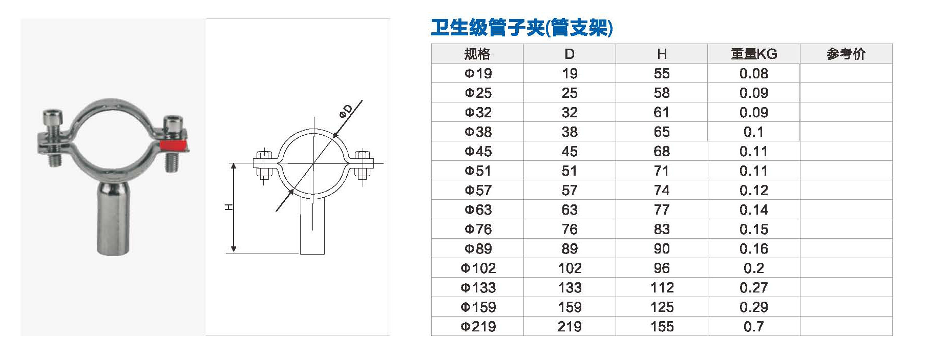 不锈钢固定墙码带膨胀螺丝管支架 304不锈钢燃气管道水管卡扣卡子