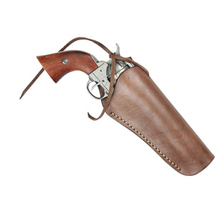 亚马逊热销左轮手枪皮套 简约真皮枪套 定制批发可印logo