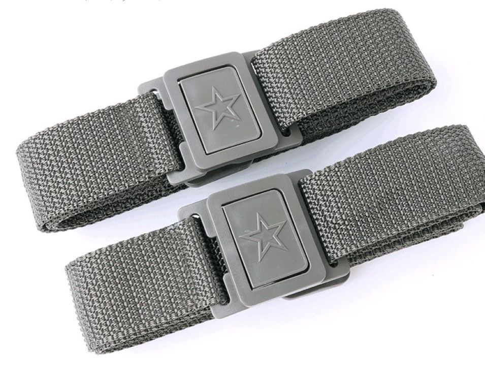 厂家直销军训外腰带夏令营战术保安特训帆布编织腰带军灰色批发