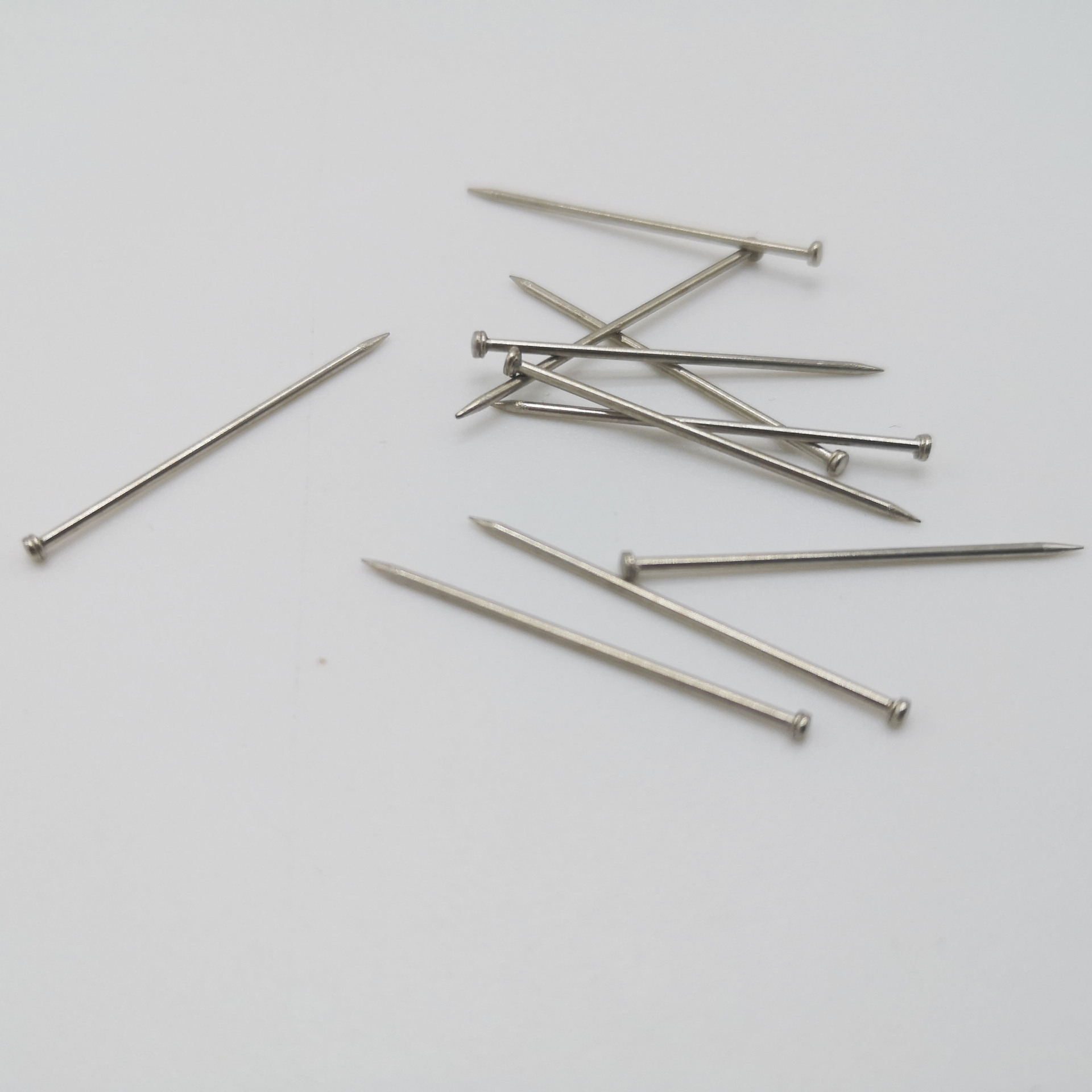 8*26mm镀镍办公大头针 金属办公大头针文具用品大头针