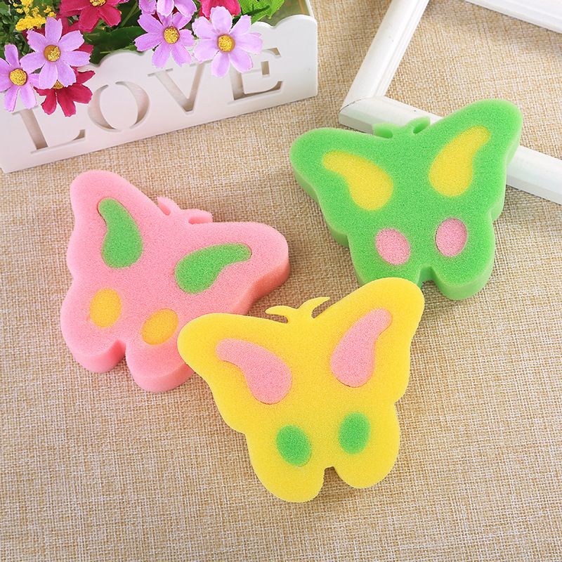 Factory in Stock Butterfly Multi-Specification Dish-Washing Sponge Scouring Pad Sponge Sponge Cleaning Wipe Sponge