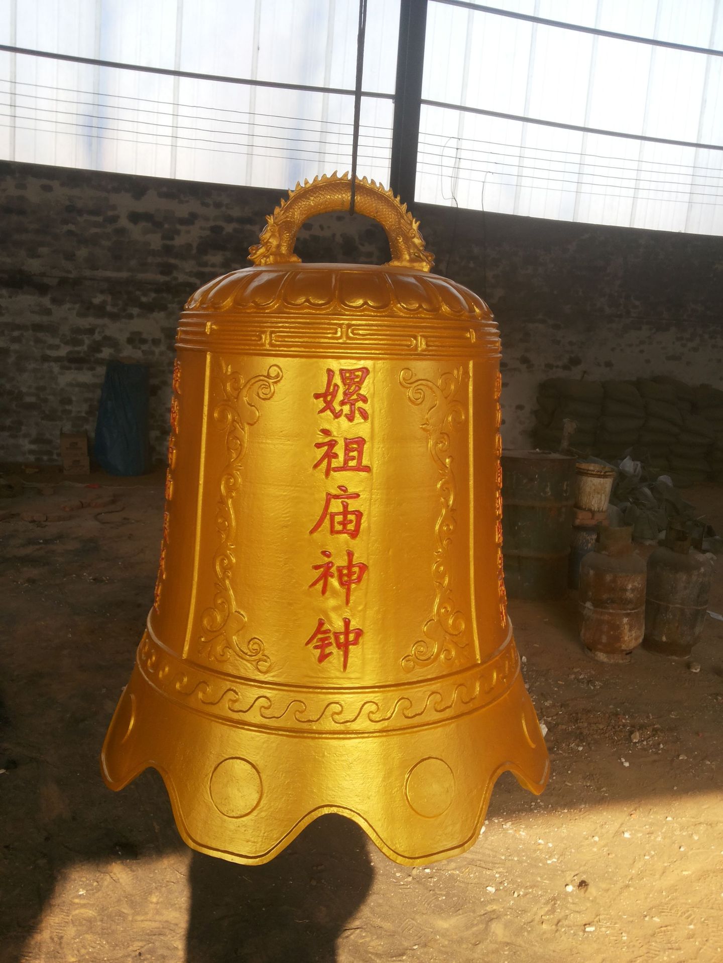 钟寺庙青铜大钟2米1.8现货祈福钟纯铜宗教法器河北铸造铜铁雕塑厂