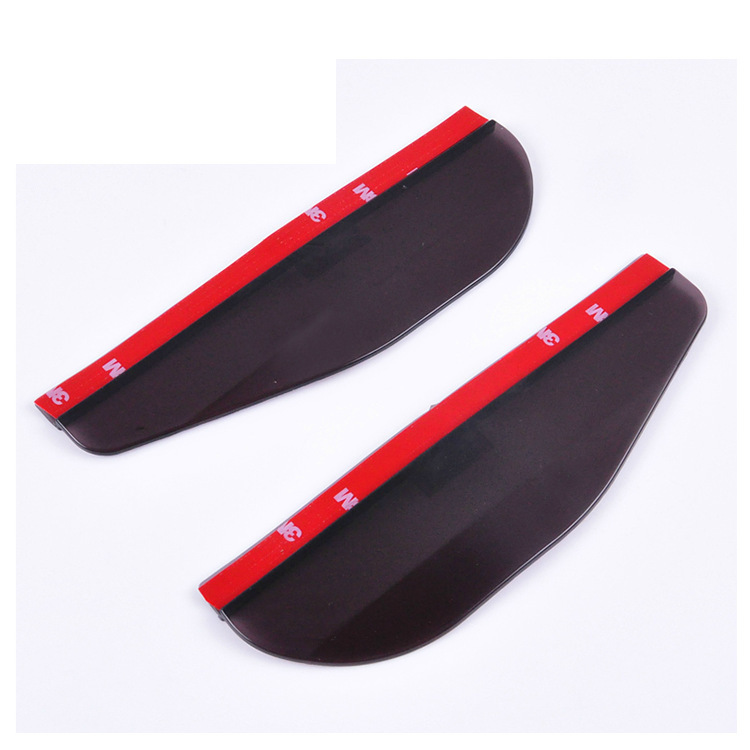 Direct Wholesale Car Rain Eyebrow OPP Bag Pairs 1.8*5.5cm Rear View Mirror Rain Guard Car Clothes Window Deflectors