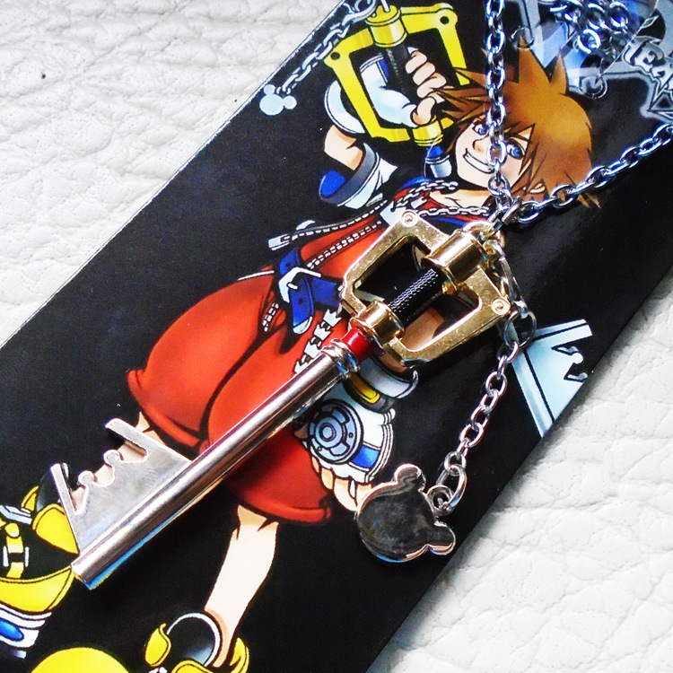 王国之心项链挂件吊坠钥匙扣米奇钥匙动漫周边饰品cosplay