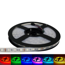 厂家直销12V套管防水LED灯带 5050RGB LED套管防水灯条60珠每米