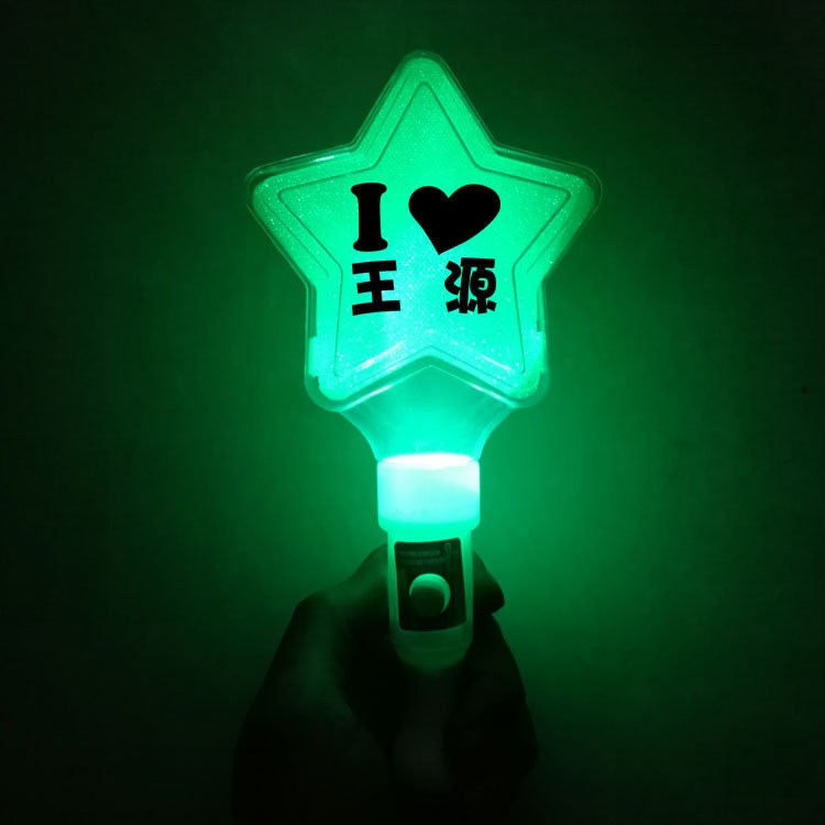 tfboys王俊凯十周年演唱会荧光棒diy王源发箍手灯易烊千玺应援棒