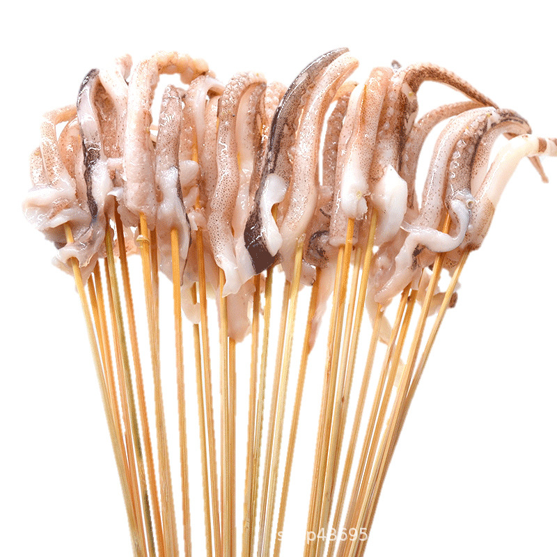 过师傅鱿鱼须手把串小鲜肉串串铁板肉串烧烤半成品网红 小串100串