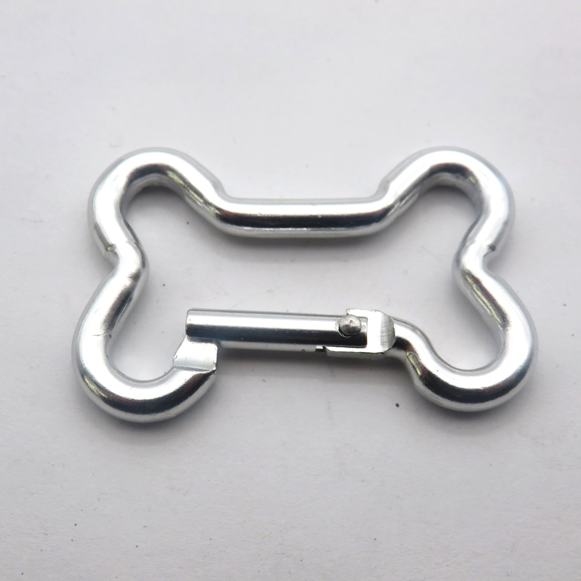 厂家直供高品质4号d型钢丝扣 彩色铝合金登山扣 背包挂扣扁平挂扣