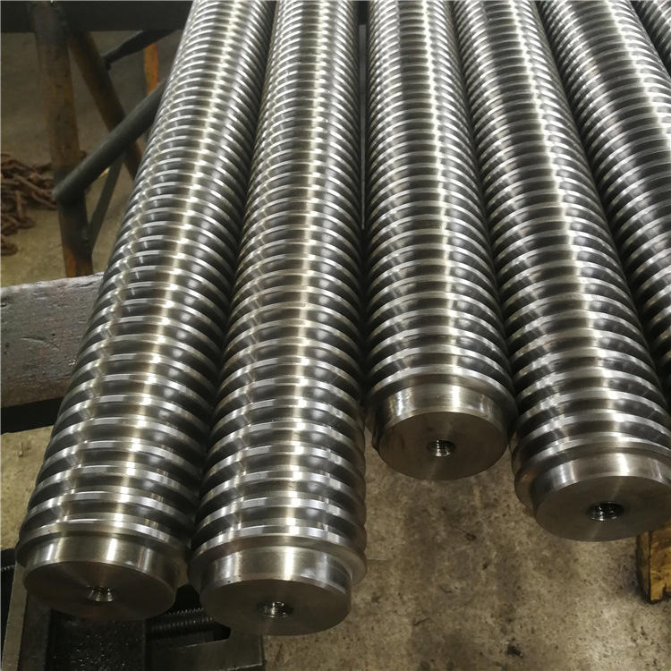 机床梯形丝杆t50t60大直径丝杠来图传动车床加工定制调质左右旋