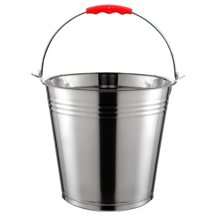 不锈钢提水桶 无磁加厚特厚斜身水桶 多用饲料桶油桶婚庆礼品定制