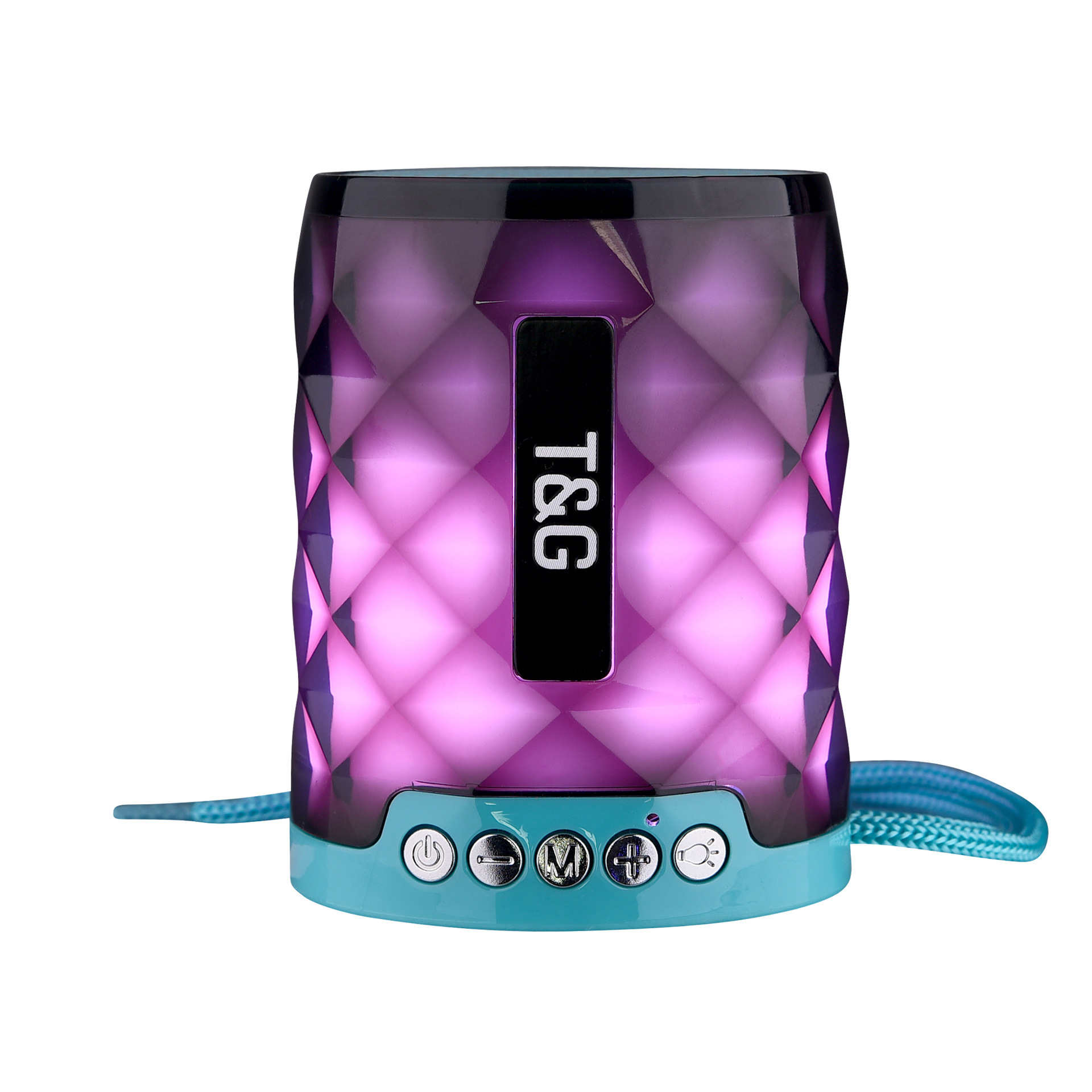 Tg155 Bluetooth Speaker Wireless Colorful Light Portable Card Subwoofer Mobile Phone Outdoor Mini Audio Gift