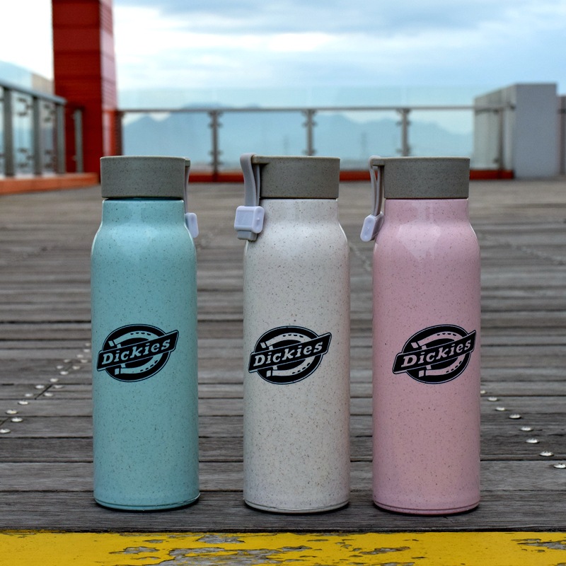 创意dickies双层麦香玻璃杯潮牌ins礼物帝客随手水杯子可定制logo