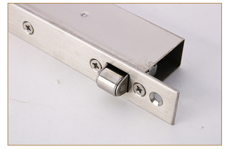 自动插销 不锈钢拉丝加厚平板全自动门窗弹簧插销批发 自动暗插销-阿