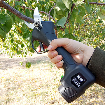 易速电动修枝剪果树电剪刀充电式电剪剪树枝剪刀园林园艺剪省力剪