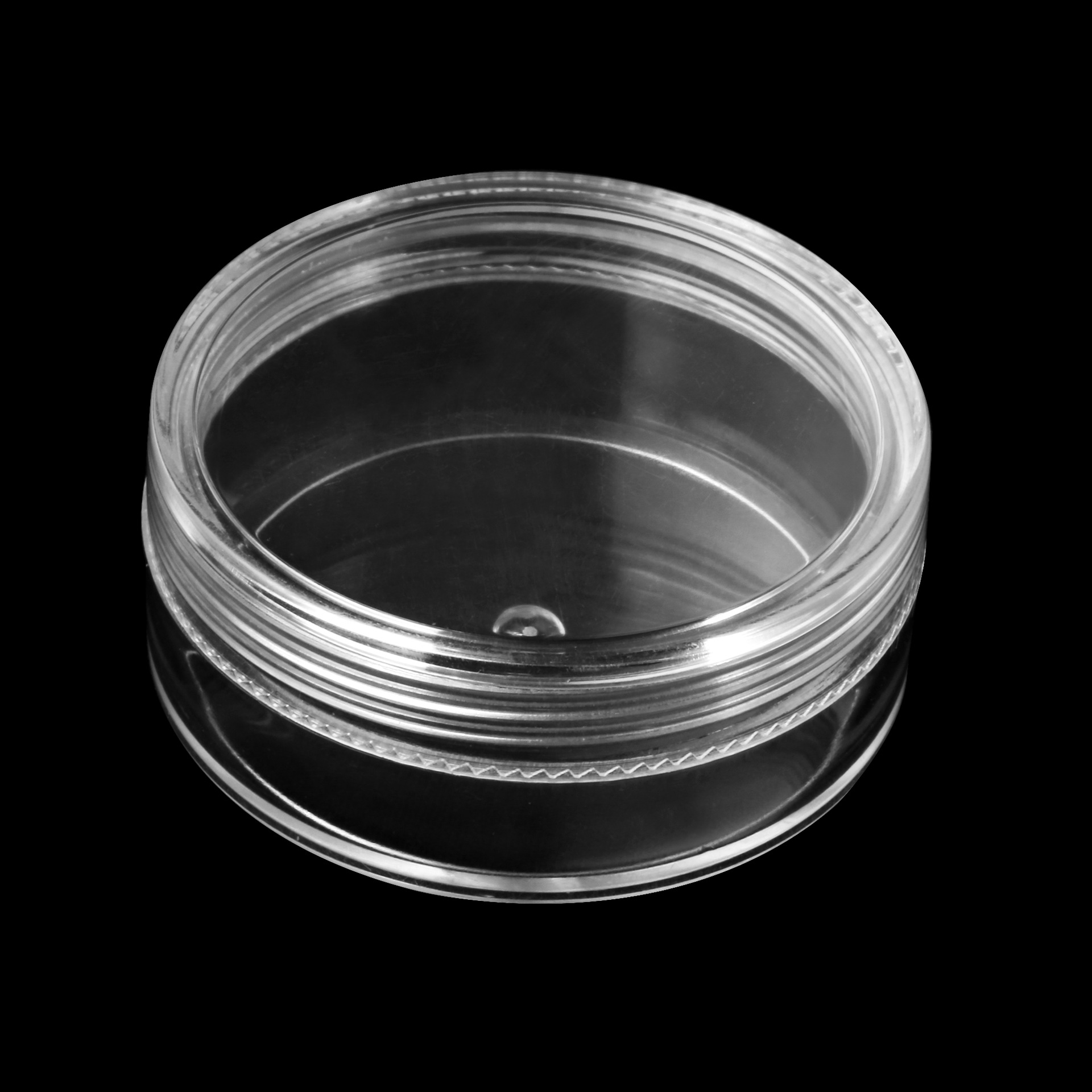 多格透明塑料盒多尺寸圆形塑料收纳盒八格收纳盒储物盒首饰饰品盒